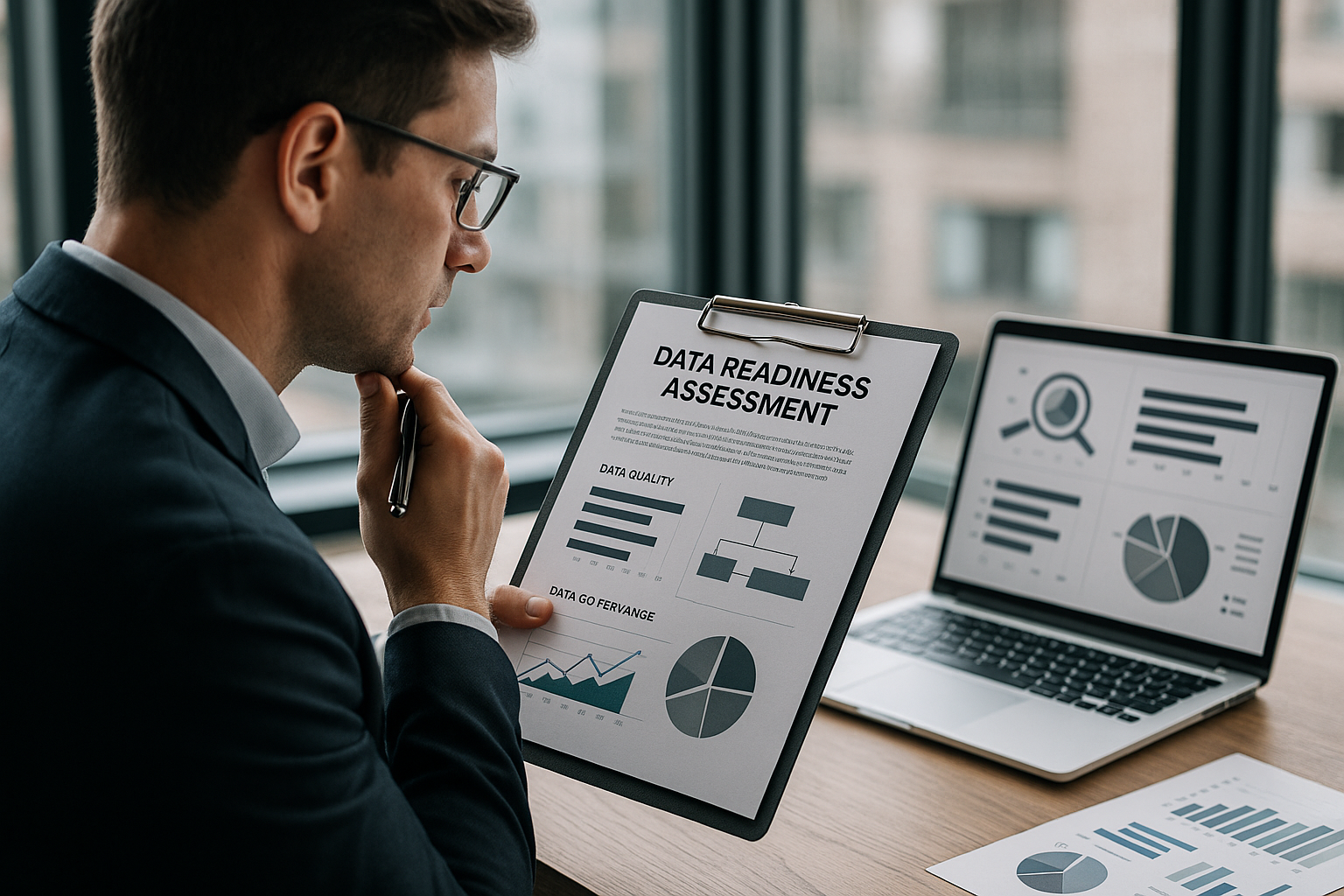 Create an image for these services Our Data Readiness Assessment helps organizations evaluate the quality accessibility and structure of their data to ensure it is fit for AI analytics and digital transformation initiatives We identify data gaps asse-1
